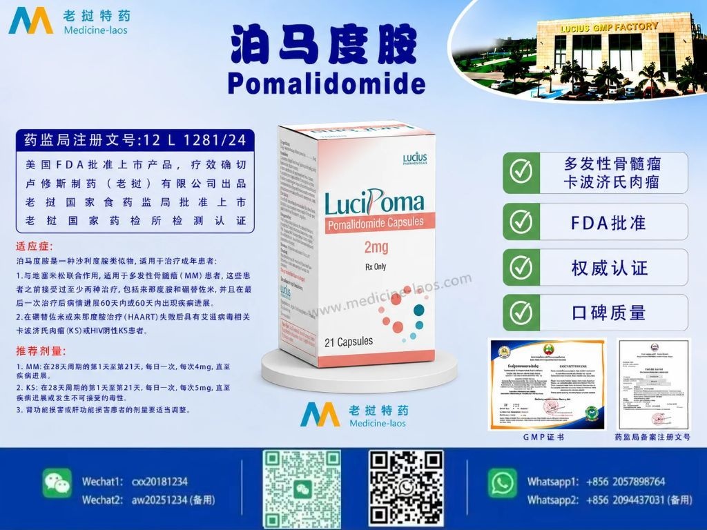 泊马度胺(Pomalidomide)2mg胶囊LuciPom2